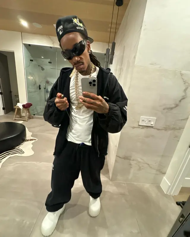 Wiz Khalifa outfit in Balenciaga, 2024