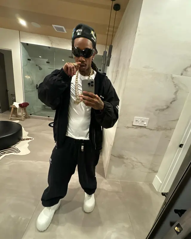 Wiz Khalifa outfit in Balenciaga, 2024