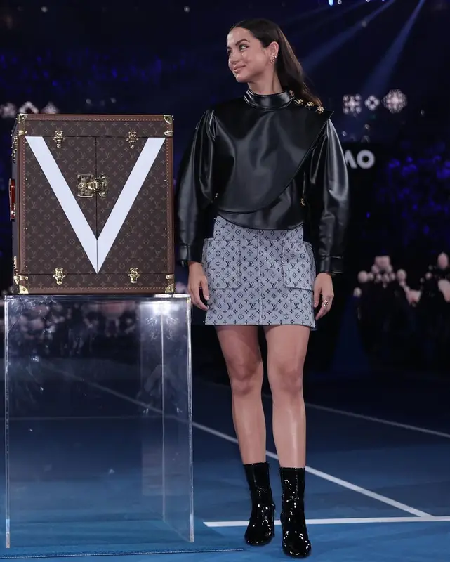 Ana de Armas outfit in Louis Vuitton, 2024