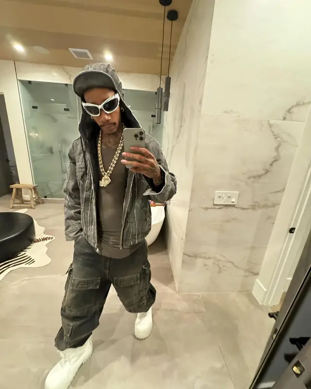 Wiz Khalifa outfit in Badson and Balenciaga, 2024