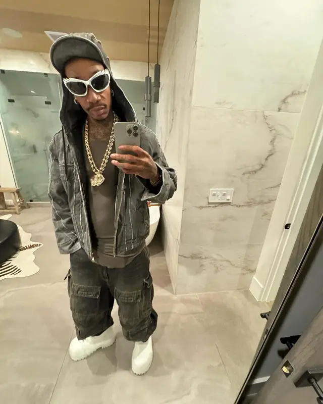 Wiz Khalifa outfit in Badson and Balenciaga, 2024
