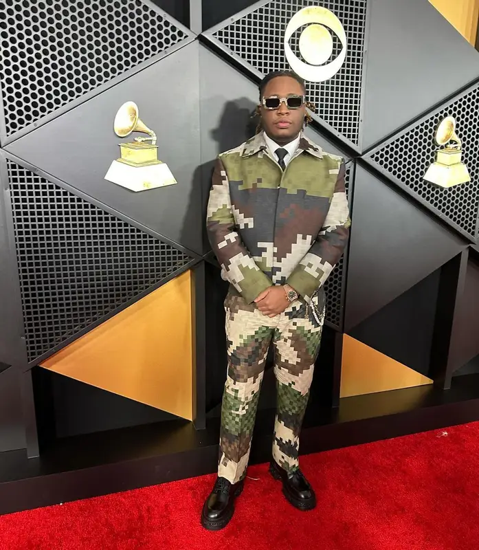 Tay Keith outfit in Louis Vuitton, 2024