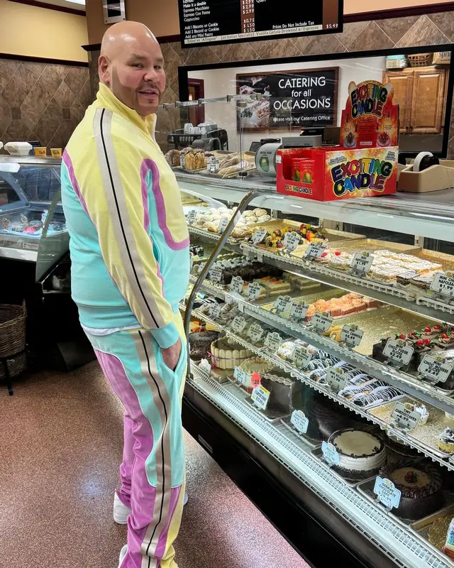 Fat Joe outfit in Palm Angels and Nike, 2024
