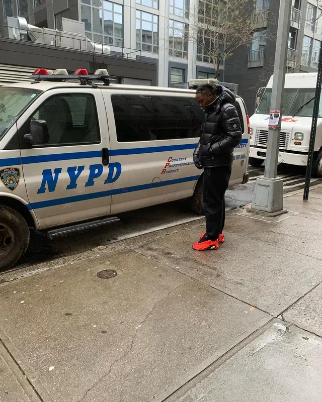 Kaza outfit in Moncler, Nike, and Nocta, 2024