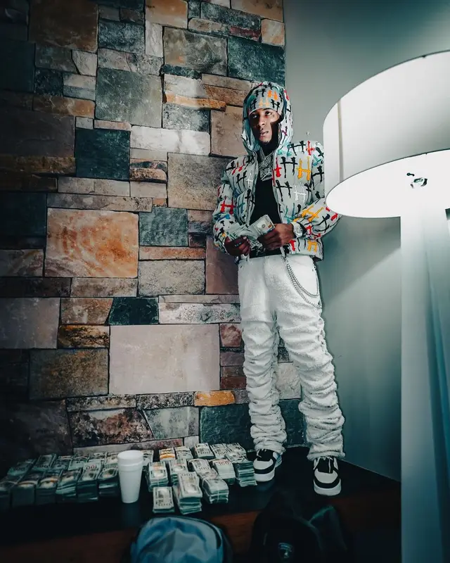 NBA YoungBoy outfit in Guapi, Nike, and Heem Adisa, 2024