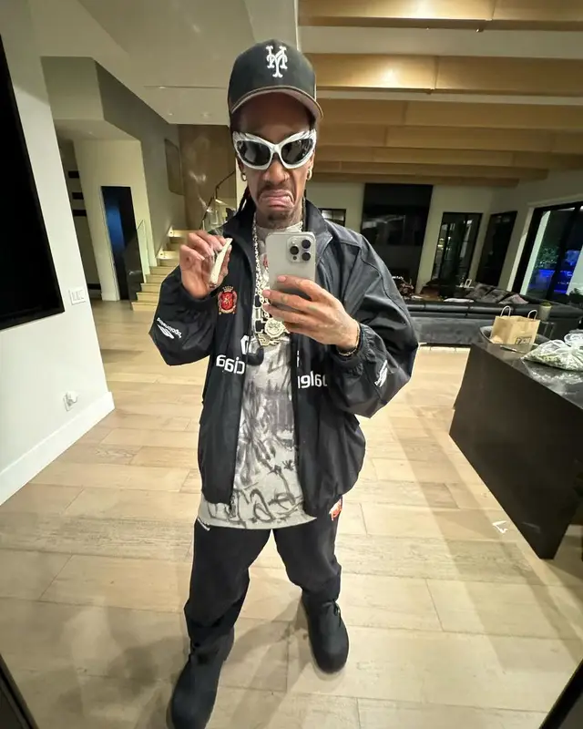 Wiz Khalifa outfit in Balenciaga, 2024