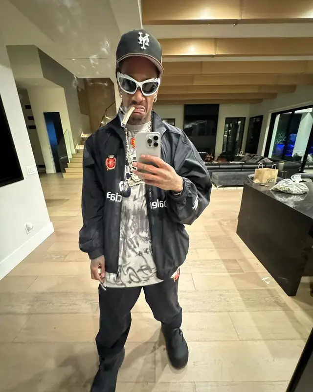 Wiz Khalifa outfit in Balenciaga, 2024