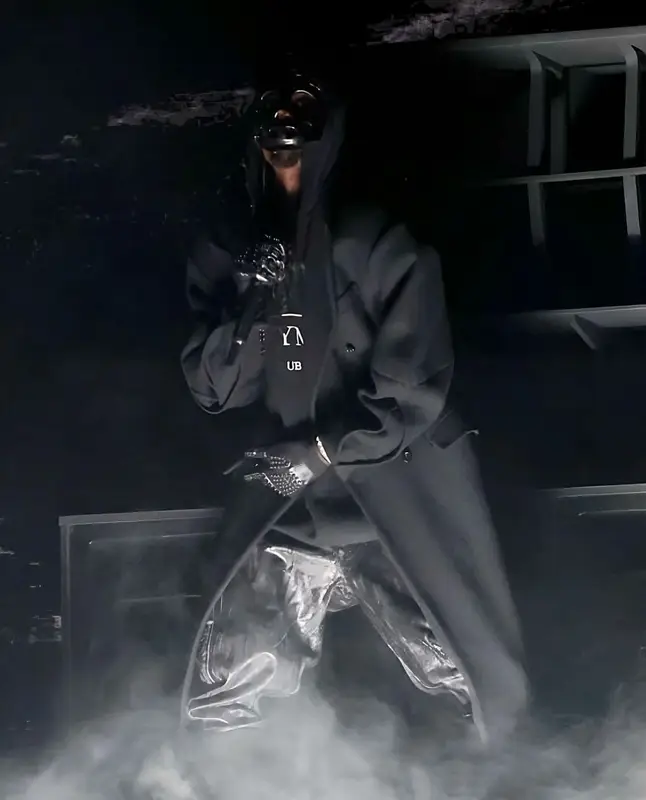 Playboi Carti outfit in Anonymous Club, Balenciaga, and No Name, 2024