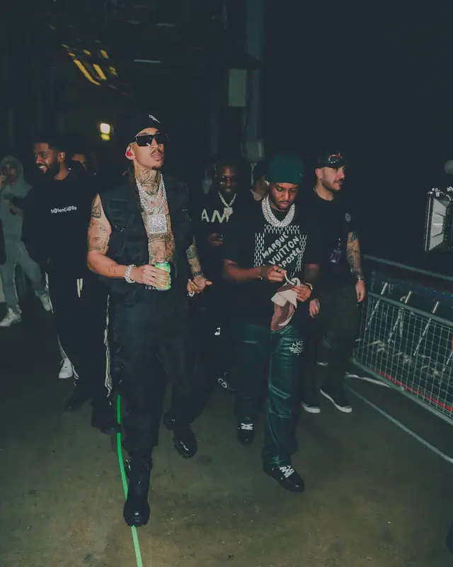 Dirtbike LB outfit in Amiri and Louis Vuitton, 2024
