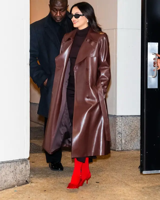 Camila Mendes outfit in Sandy Liang, Prada, and Reformation, 2024