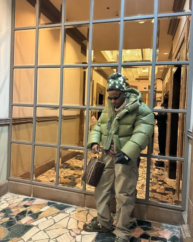 DaBaby outfit in Prada and Louis Vuitton, 2024