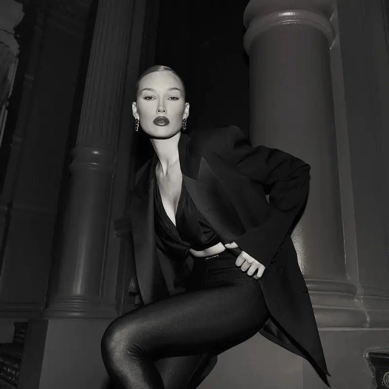 Meredith Duxbury outfit in Saint Laurent, 2024