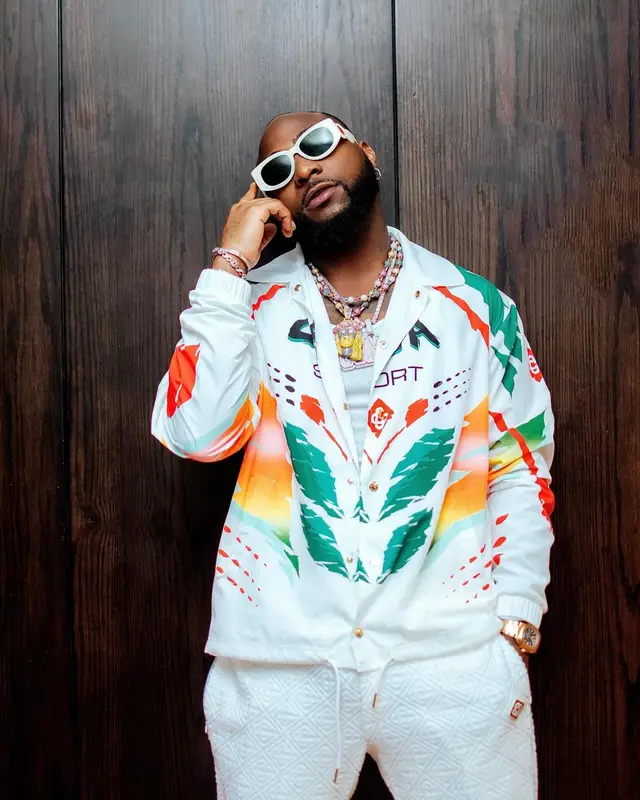 Davido outfit in Puma and Casablanca, 2024