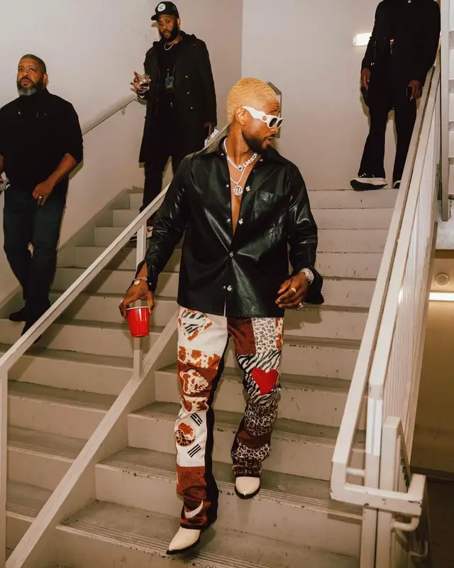 Usher outfit in Whensmokeclears, 2024