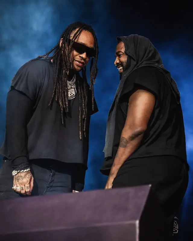 Ty Dolla Sign outfit in Kanye West Merch, 2024