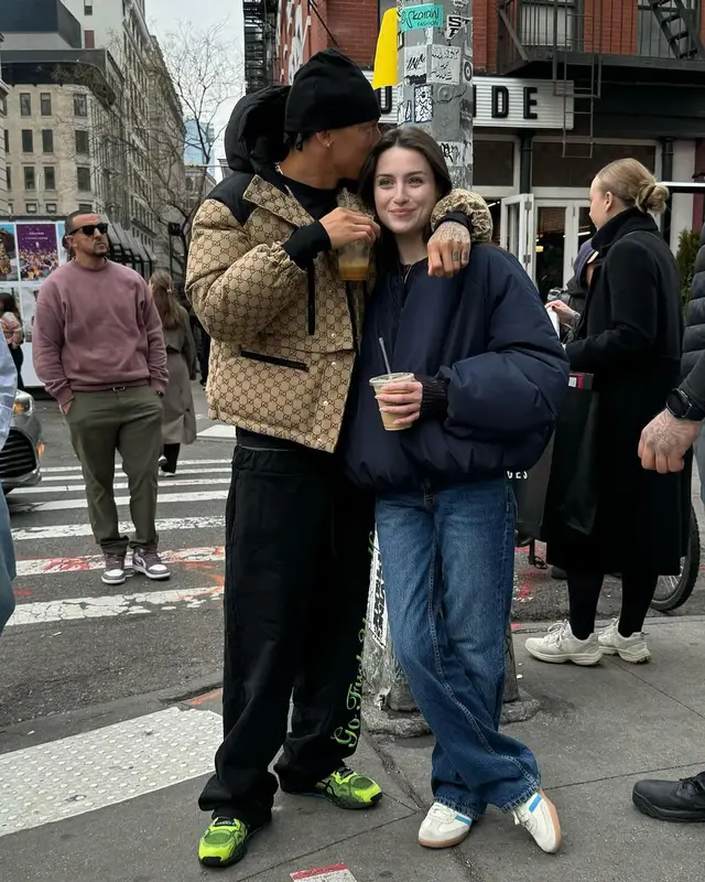 Central Cee outfit in Gucci, 4G, and Asics, 2024