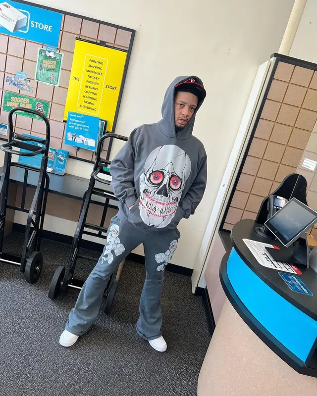 Veeze outfit in Cosey X Cosey and Nike, 2024