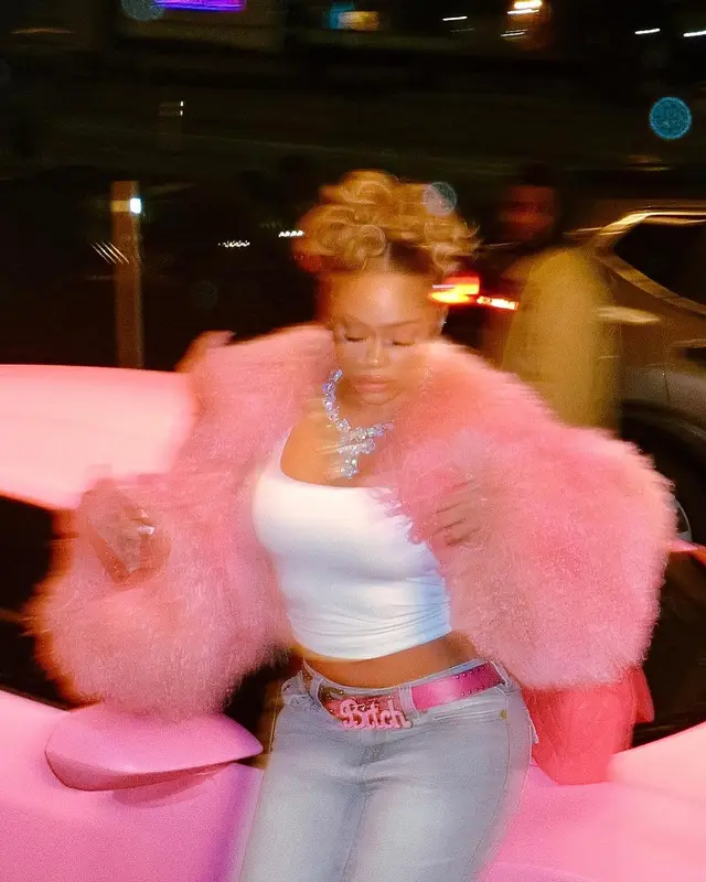 Latto outfit in Magda Butrym, No Name, and Chanel, 2024