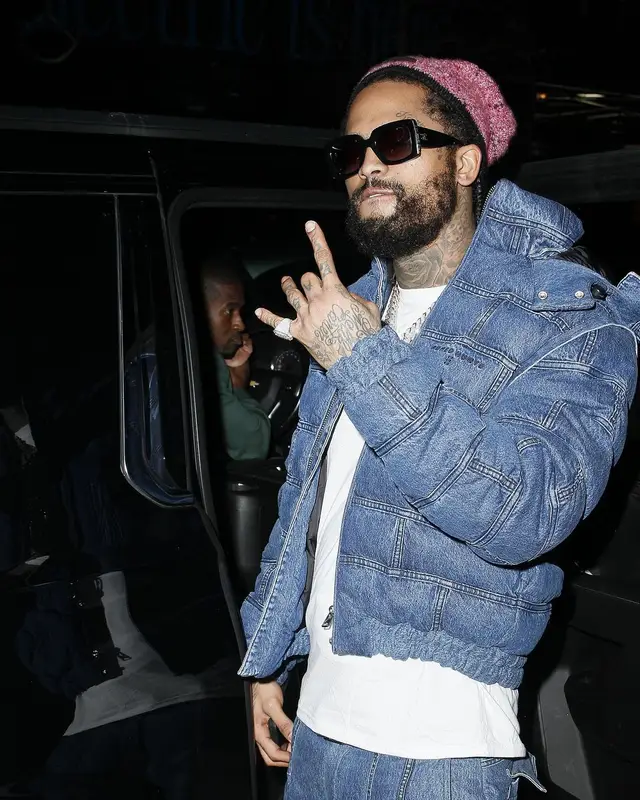 Dave East outfit in Romeo Hunte, Asics, and Chanel, 2024