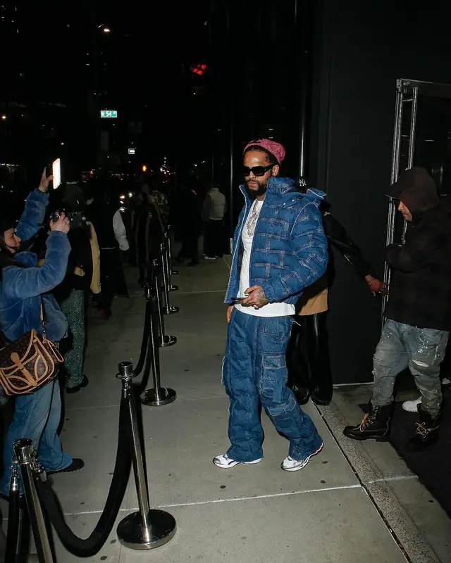 Dave East outfit in Romeo Hunte, Asics, and Chanel, 2024