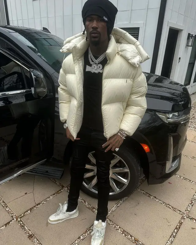 Hunxho outfit in Moncler, Amiri, and Roc Nation, 2024
