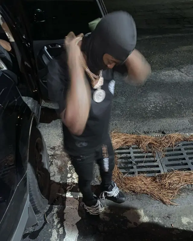 Mac Critter outfit in Chrome Hearts, Amiri, and Lanvin, 2023