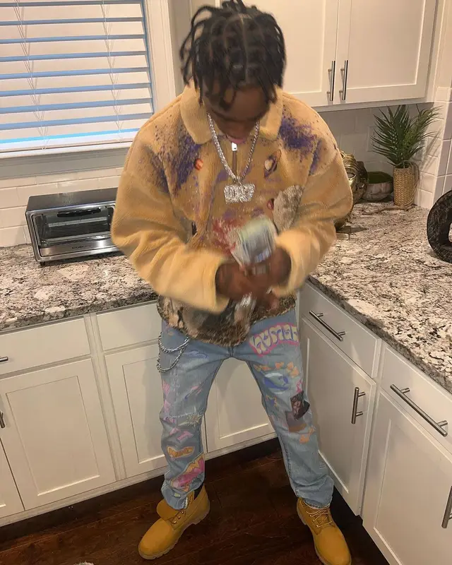 Mac Critter outfit in Billionaire Boys Club and Timberland, 2024