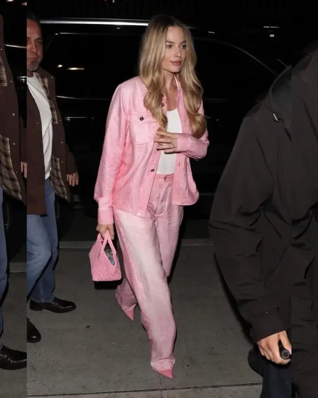 Margot Robbie outfit in Bottega Veneta, 2024