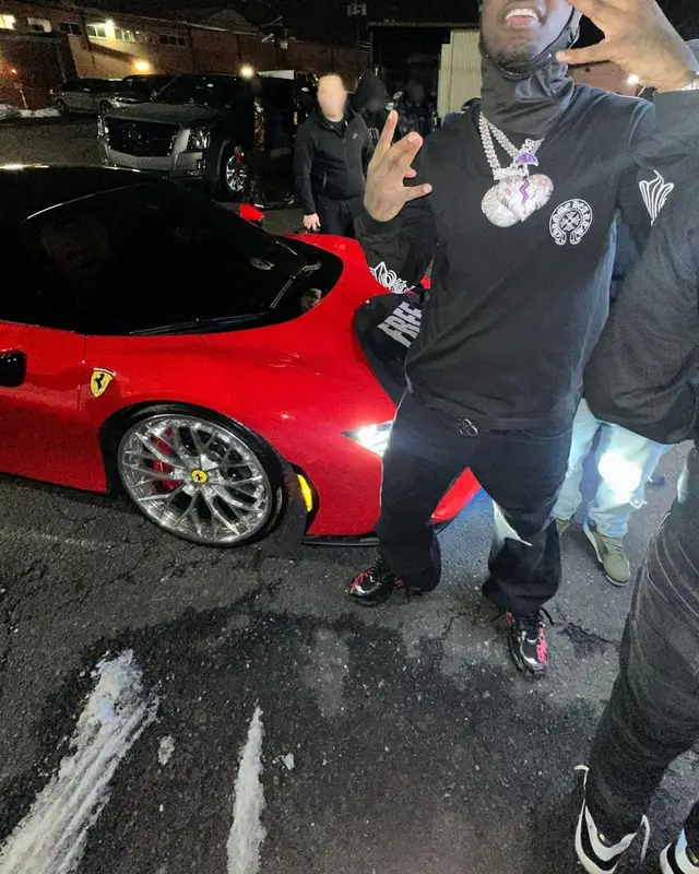 Sleepy Hallow outfit in Chrome Hearts and Balenciaga, 2024