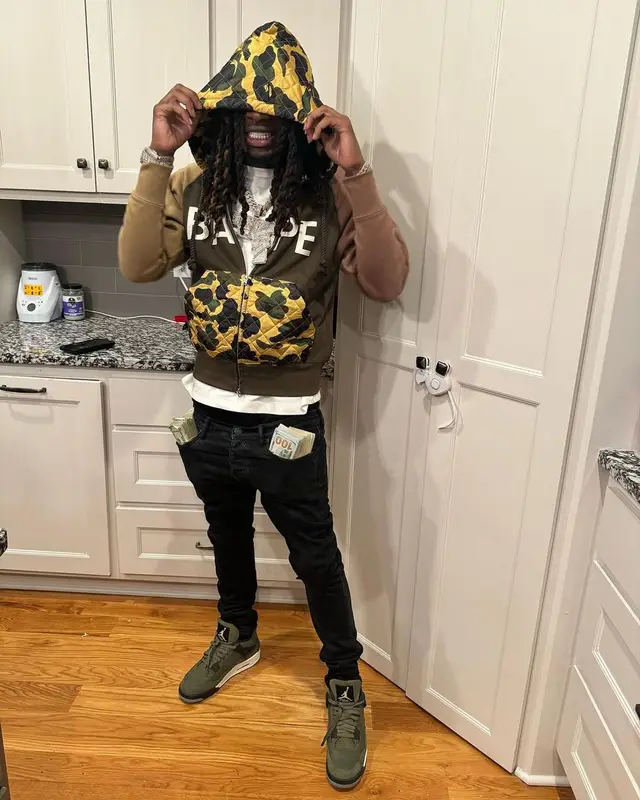 SleazyWorld Go outfit in Bape, Amiri, and Jordan, 2024