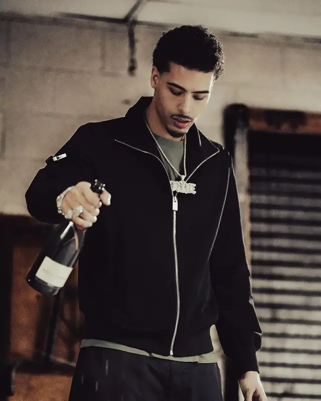 Jay Critch outfit in Alyx, Prada, and Nike, 2024