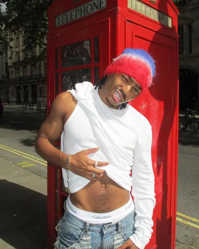 Josh Levi outfit in Calvin Klein, Alyx, and ERL, 2023