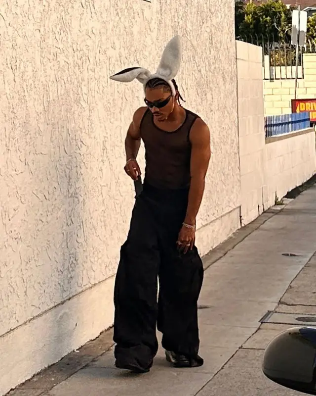 Josh Levi outfit in Crocs, Balenciaga, and Boston Costume, 2023