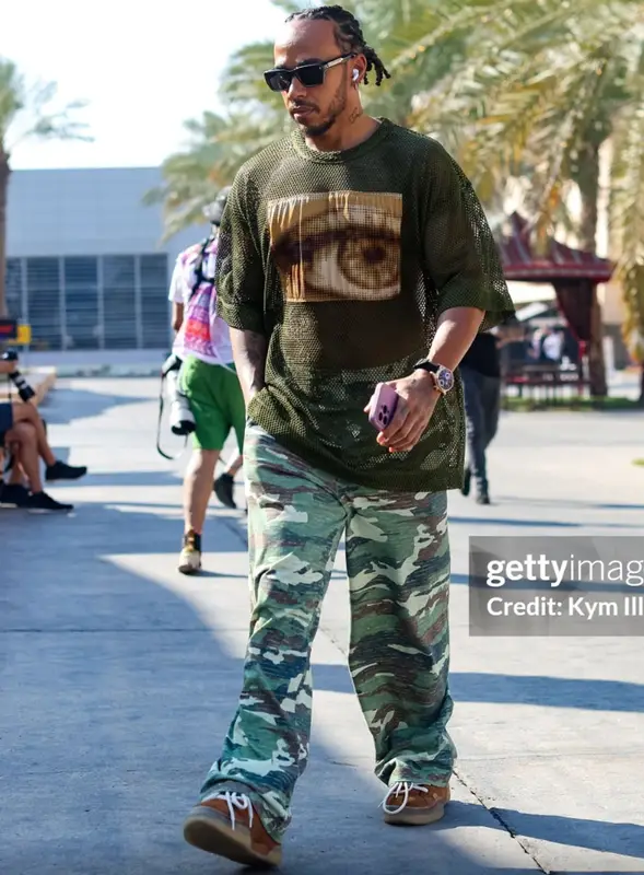 Lewis Hamilton outfit in Jacques Marie Mage, 2024