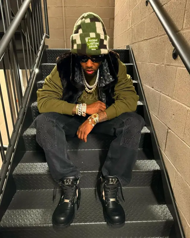 Fabolous outfit in Louis Vuitton, 2024