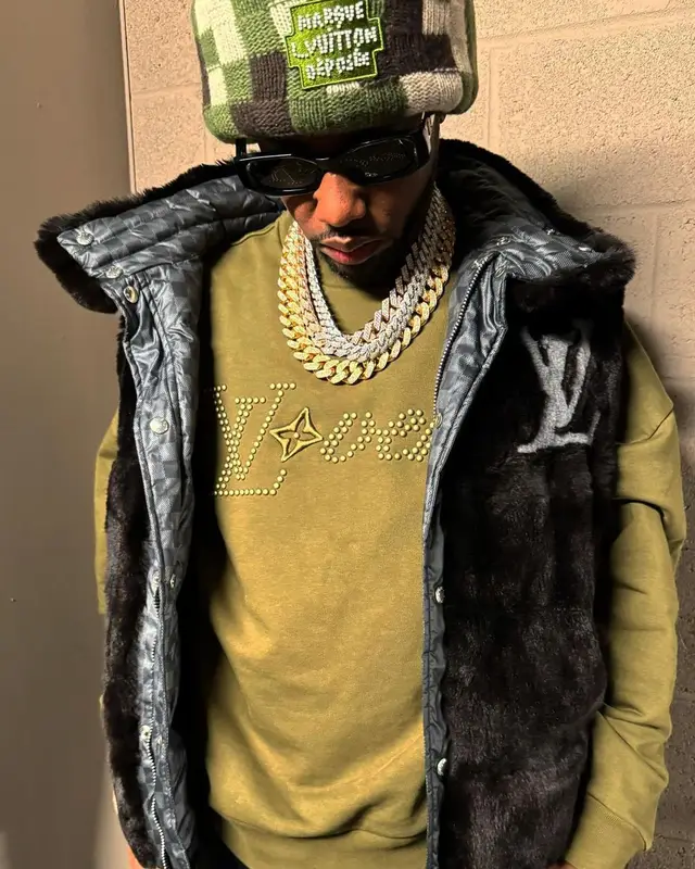 Fabolous outfit in Louis Vuitton, 2024