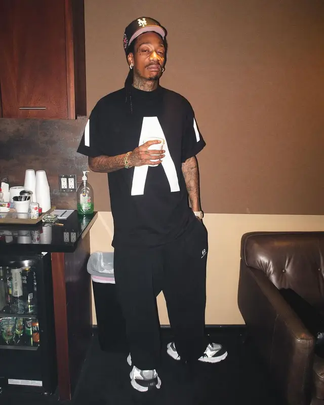 Wiz Khalifa outfit in Balenciaga, 2024