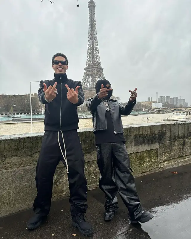 Jay Critch outfit in Alyx, Rick Owens, and Balenciaga, 2024