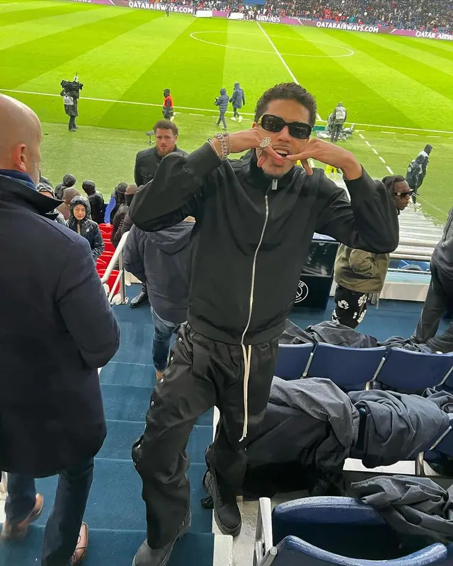 Jay Critch outfit in Alyx, Rick Owens, and Balenciaga, 2024