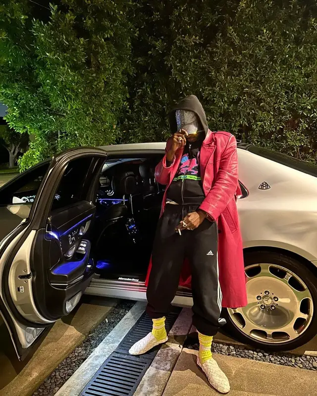 ASAP Nast outfit in Prada, Cactus Plant Flea Market, and Adidas, 2024