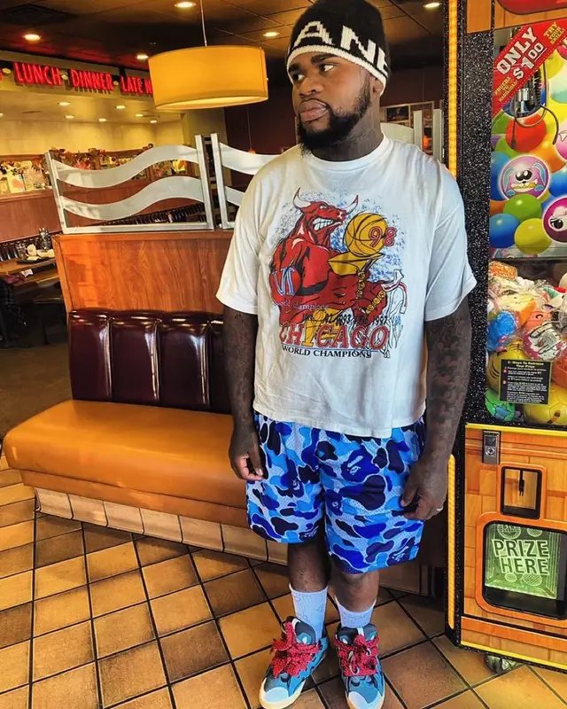 Fat Boy outfit in Vintage, Custom, and Lanvin, 2024