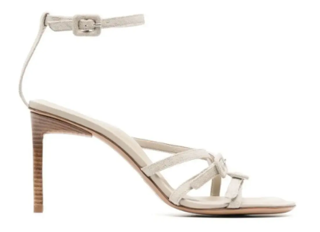 Jacquemus Camargue Ankle Strap Heeled Sandals $1215