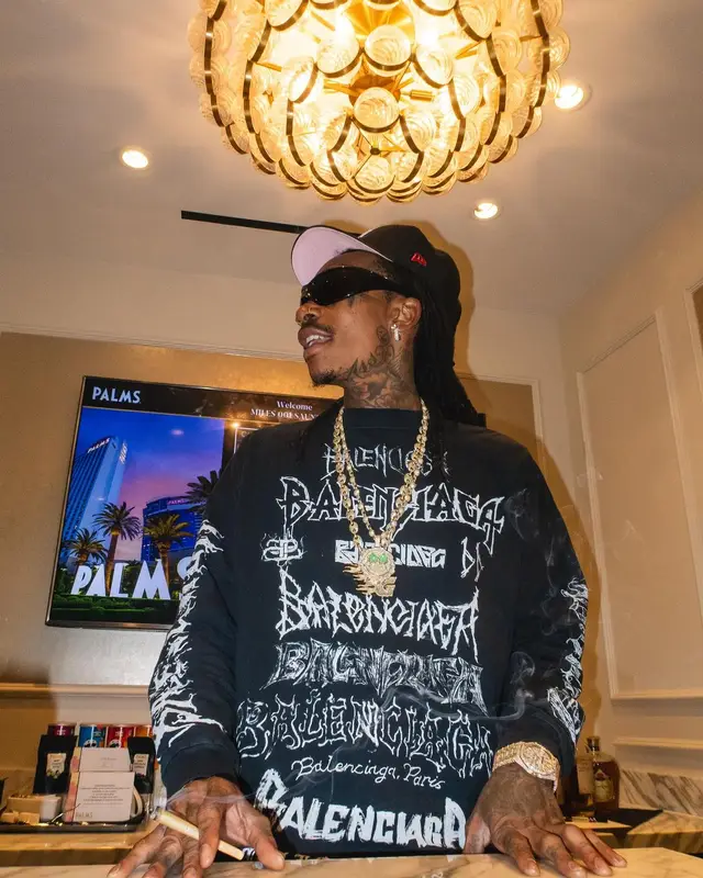 Wiz Khalifa outfit in Balenciaga, 2024