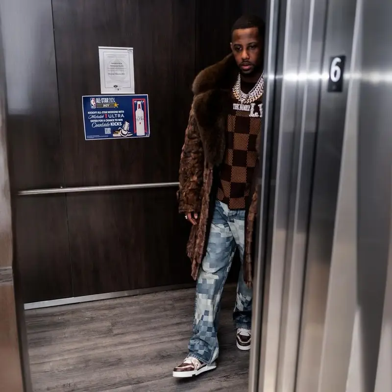 Fabolous outfit in Louis Vuitton, 2024