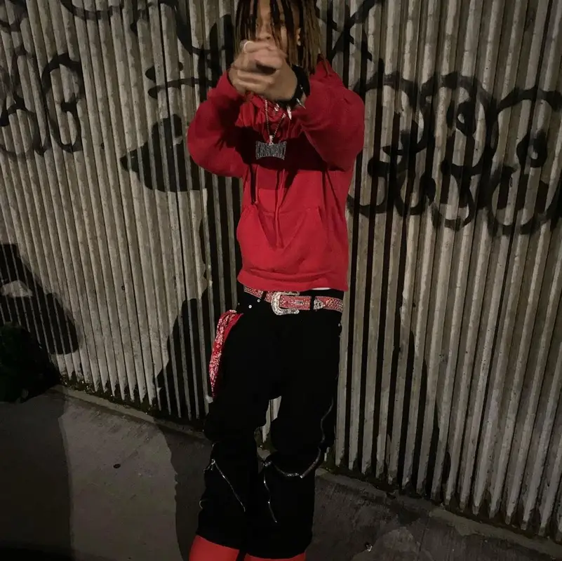 Kashdami outfit in Half Evil 333, Rick Owens, and B.B. Simon, 2023