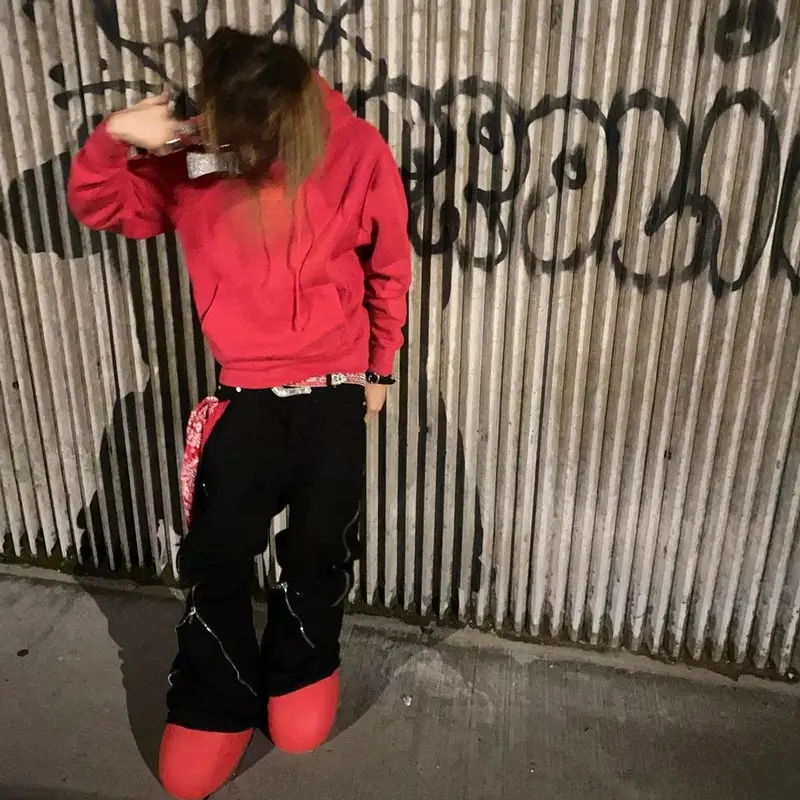 Kashdami outfit in Half Evil 333, Rick Owens, and B.B. Simon, 2023