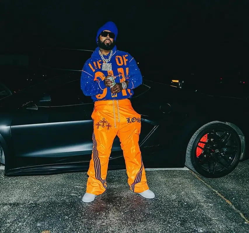Icewear Vezzo outfit in Life Of Sin and Nike, 2024