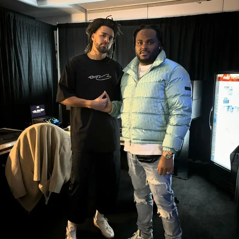Tee Grizzley outfit in Dior, Amiri, and Saint Laurent, 2024