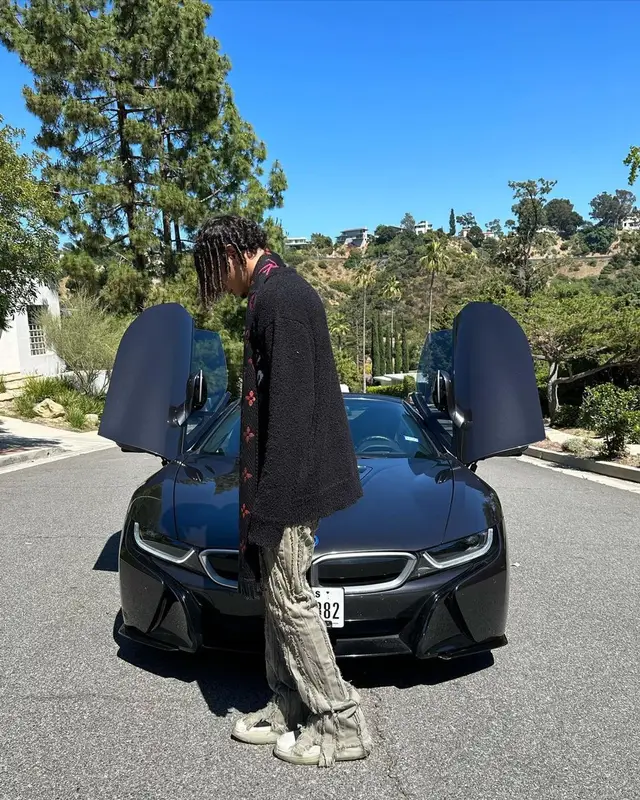 Luclover outfit in Louis Vuitton, Valabasas, and Rick Owens, 2023