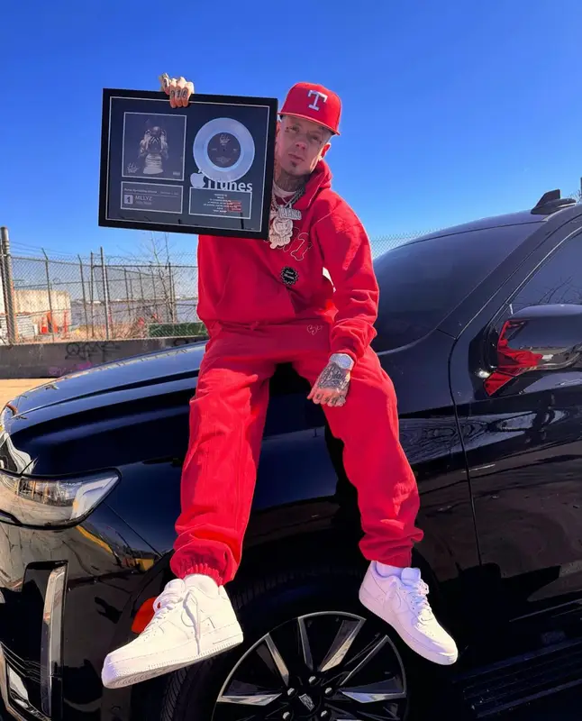 Millyz outfit in Saint Michael, Nike, and New Era, 2024